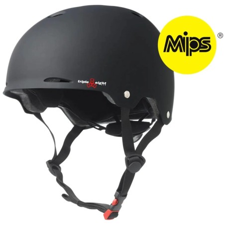 Helma TRIPLE EIGHT Gotham MIPS | velikosti XS-XL (51-60cm) | BLACK RUBBER
