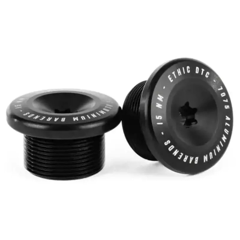 Koncovky ETHIC | ALU | sada 2ks | BLACK