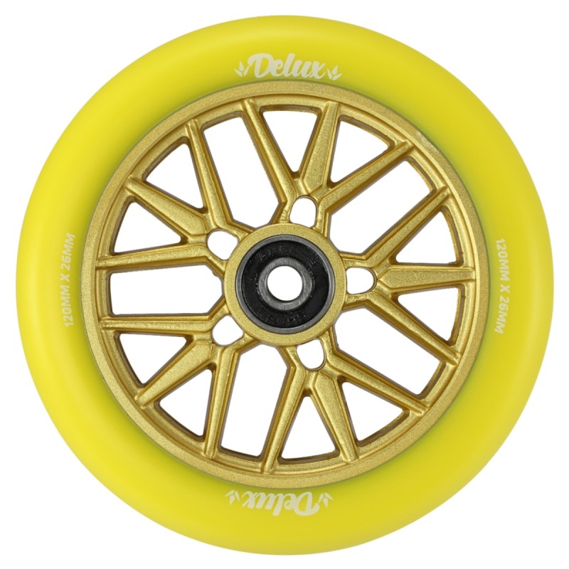 Kolečko BLUNT Delux 120x24/26mm | ABEC-9 | YELLOW