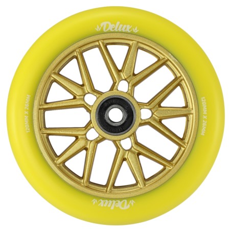 Kolečko BLUNT Delux 120x24/26mm | ABEC-9 | YELLOW