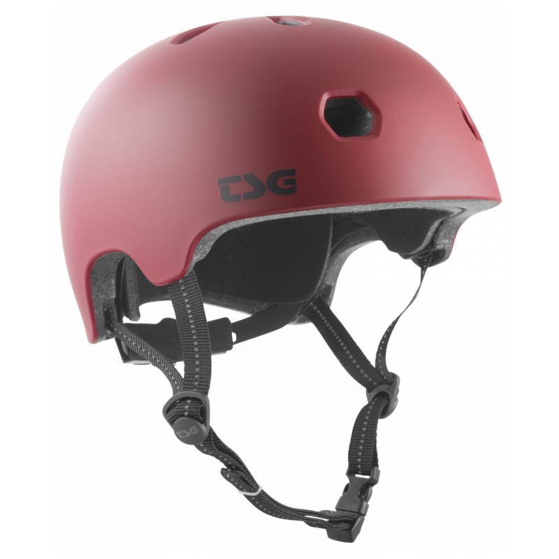 Helma TSG Meta Solid | velikosti JXXS-XL (48-60cm) | SATIN OXBLOOD