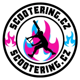 Samolepka SCOOTERING 45mm | 1ks | FIRE