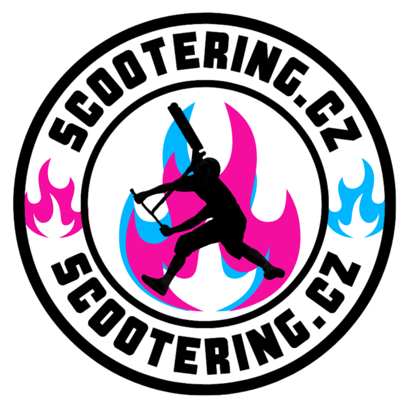 Samolepka SCOOTERING 45mm | 1ks | FIRE