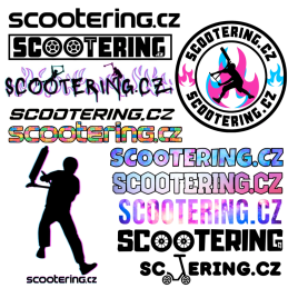 Samolepky SCOOTERING.CZ...