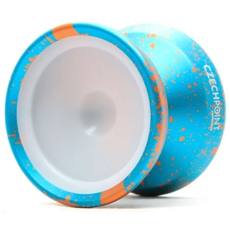 JoJo-YoYo YOYOFACTORY Czech Point Pivot Fingerspin Vashek Kroutil Signature | TEAL-ORANGE
