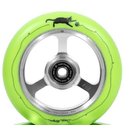 Kolečko NORTH Devin Morgan Signature 110x24mm | 88A | ABEC-9 | SILVER-LIGHT GREEN