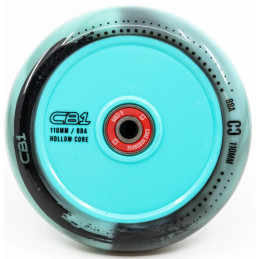 Kolečko CORE CB1 Hollow Plastic 110mm | 88A | ABEC-9 | BLACK-TEAL