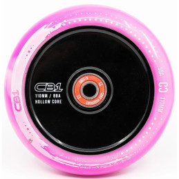 Kolečko CORE CB1 Hollow Plastic 110mm | 88A | ABEC-9 | PINK-BLACK