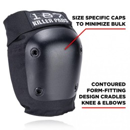 Chrániče kolen, loktů  a zápěstí 187 KILLER PADS Six Pack | BLACK