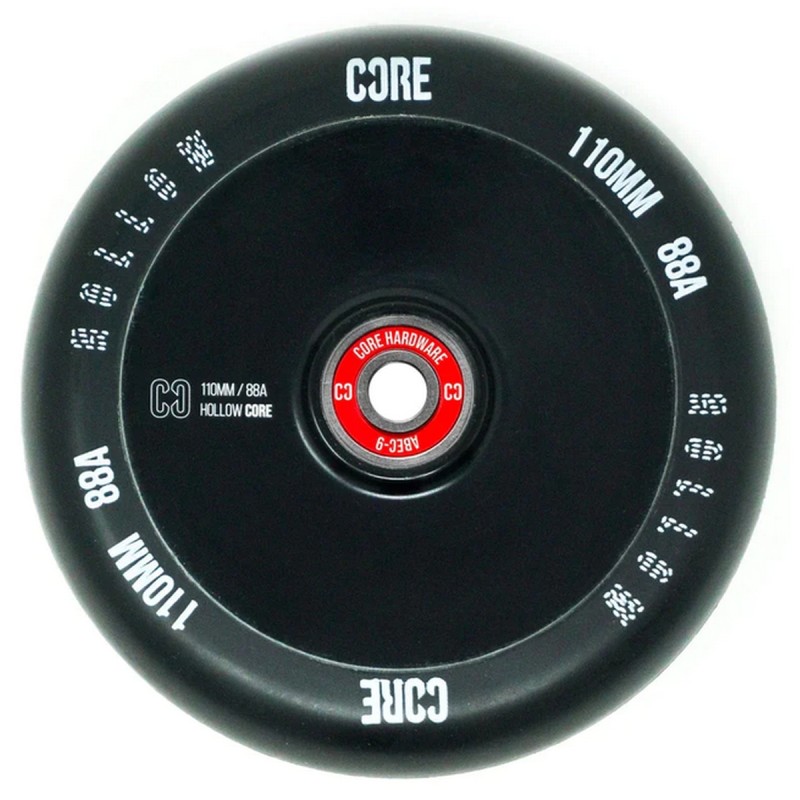 Kolečko CORE Hollowcore 100mm | 88A | ABEC-9 | BLACK