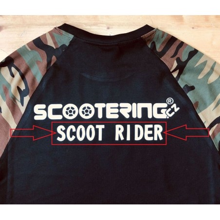 Tisk vlastního TEXTU na Scootering.cz merch- 1x