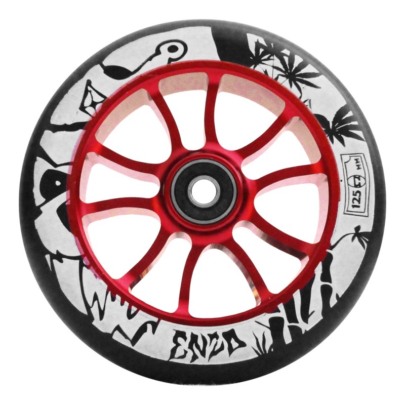 Kolečko AO Enzo 125mm | 86A | ABEC-9 | RED