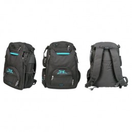 Batoh AO Transit Backpack BLACK-TURQUOISE