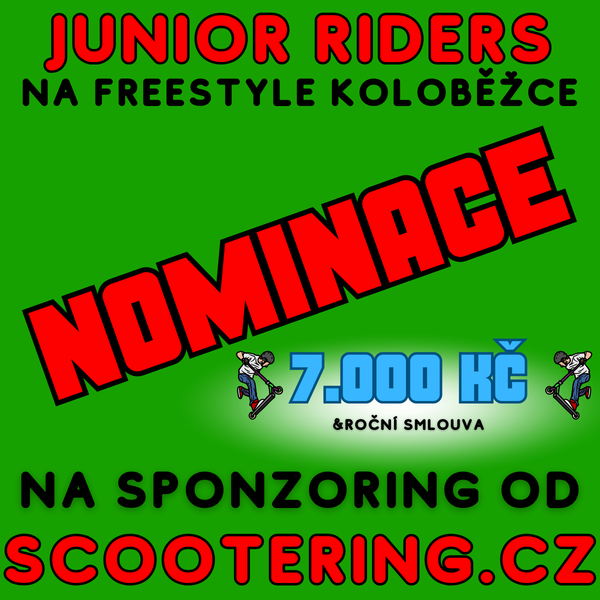 Nominace pro Junior Sponzoring od Scootering.cz